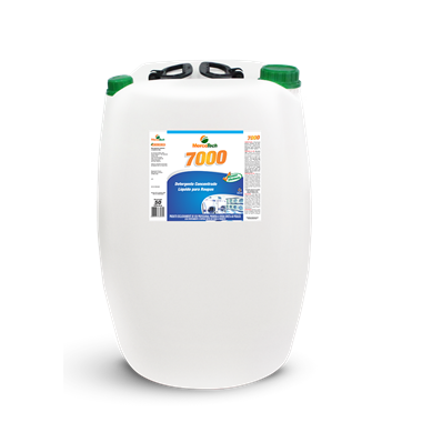 Mercotech 7000 Detergente Neutro Concentrado Com Branqueador Óptico Para Lavar Roupas