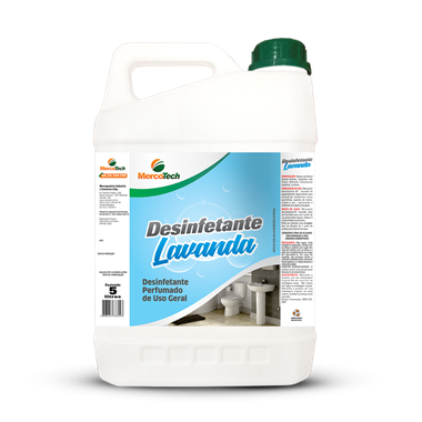 Mercotech Desinfetante Tradicional Concentrado Floral, Lavanda, Talco, Cereja e Avelã
