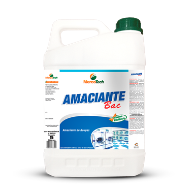 Mercotech Amaciante BAC Amaciante Para Roupas Hospitalares