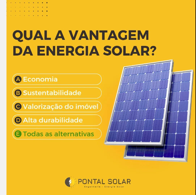 Você já conhece as vantagens da Energia Solar?