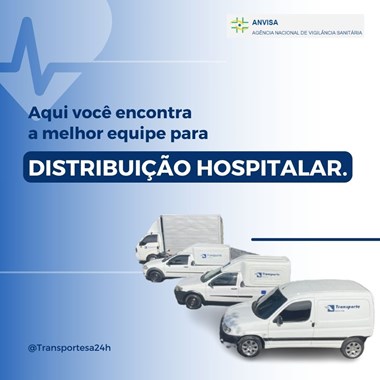 Transporte de Insumos e Equipamentos para Distribuidora Hospitalar