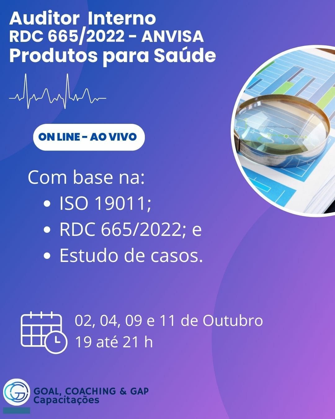 Boas Práticas de Fabricação e Armazenamento RDC 665 (Produtos para Saúde) - ANVISA - Auditor Interno