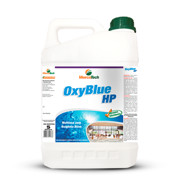 Mercotech Oxy Blue Desinfetante Limpador Germicida de Uso Geral a Base de Peróxido de Hidrogénio