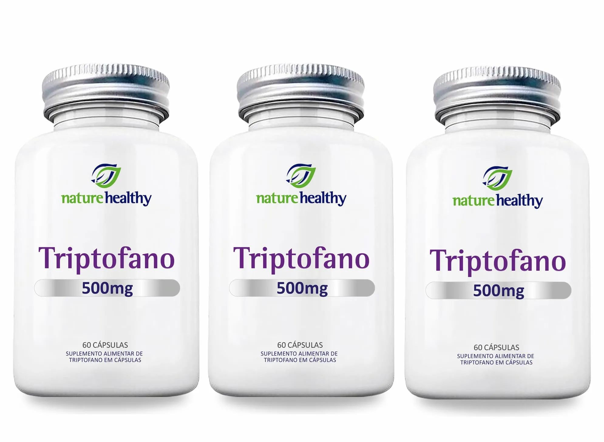 Kit c/ 3 Triptofano 500mg