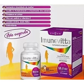 Imunevitta Mulher com 60 Munevitta Mulher C/60