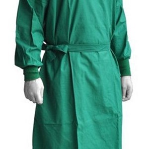 Capote Cirúrgico com Opa - Verde Bandeira - Brim Pesado - 250 grs/ m² - G