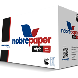 Papel Toalha interfolhas 2 dobras folha dupla - Caixa com 2.000 folhas - Nobre Paper