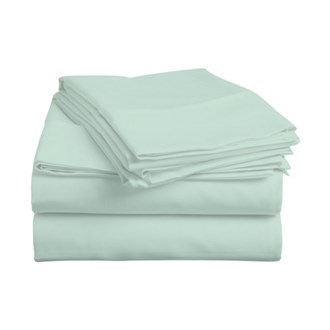 Lençol Casal Simples - 140 Fios - 2,50cm x 2,50cm - Percal - Verde Claro