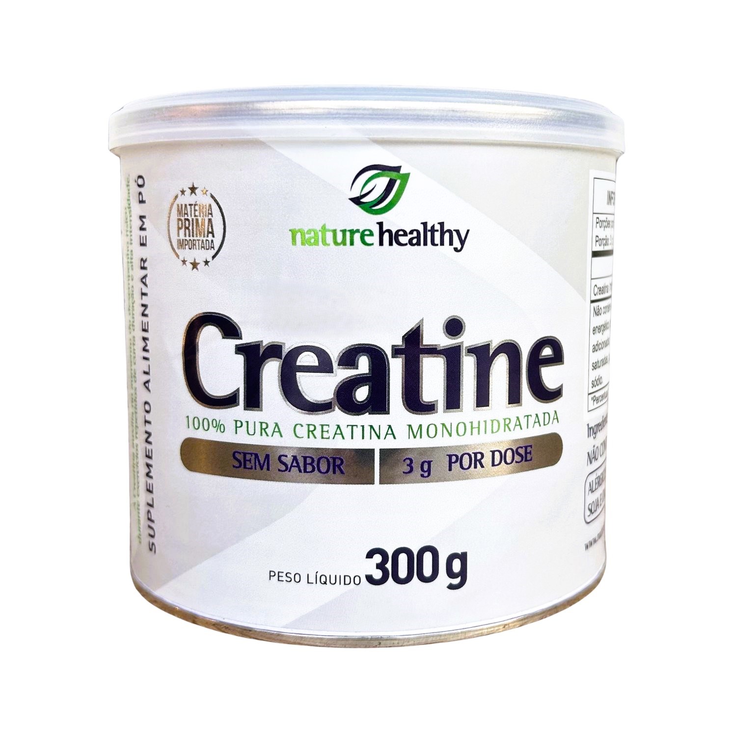 Creatina 100% pura Monohidratada 300g - Nature Healthy