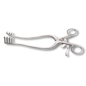 Afastadores Weitlaner Curvo 3x4 22cm Agudo