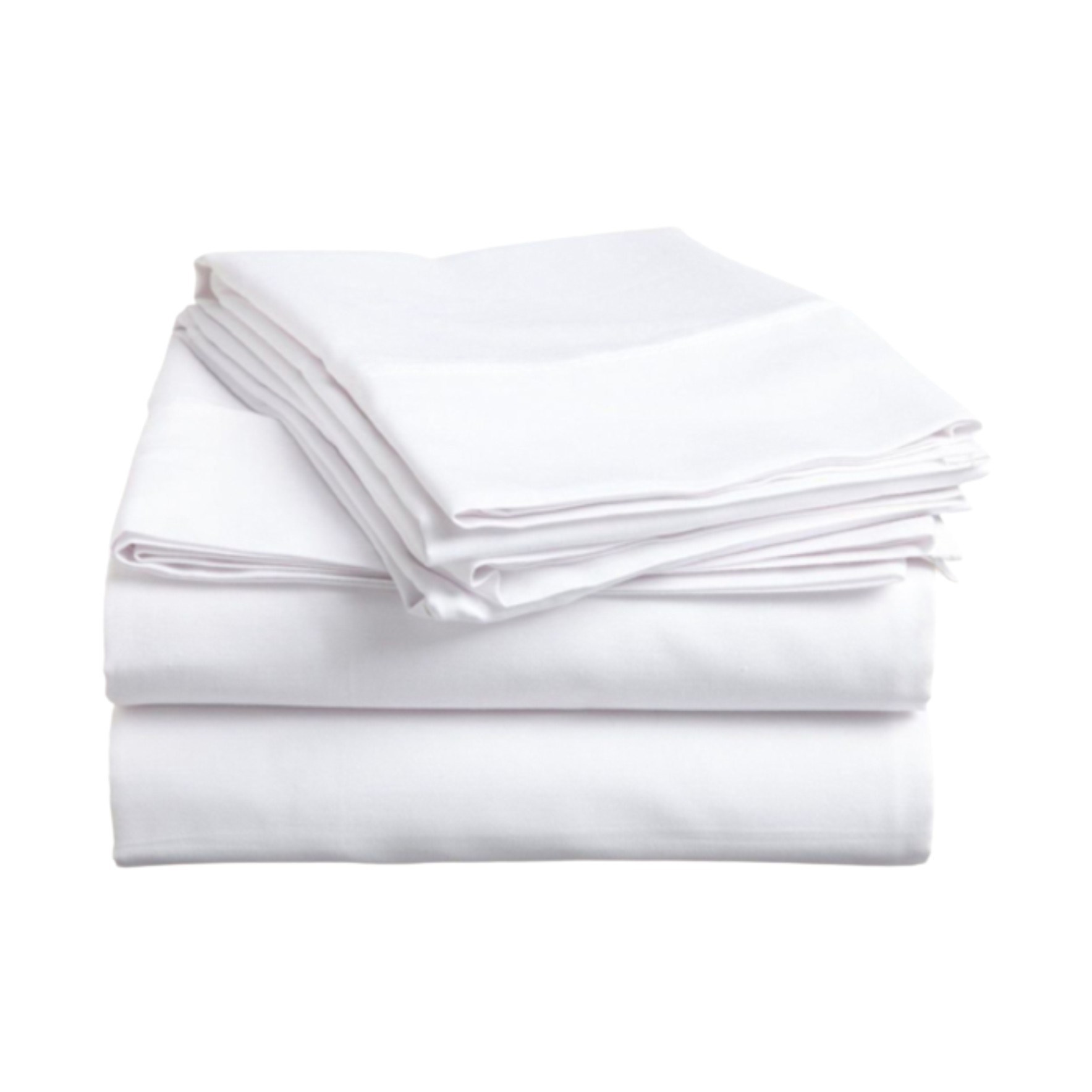 Lençol Solteiro Simples - 140 Fios - 1,60cm x 2,50cm - Percal - Branco