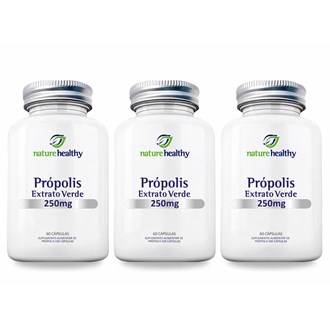 Kit c/ 3 Extrato de Própolis Verde 250mg