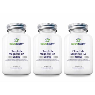 Kit c/3 Cloreto de Magnésio P.A. 260mg