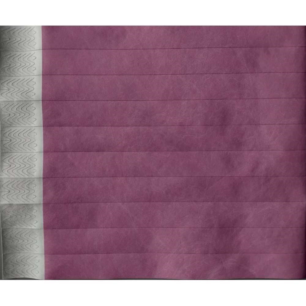 Pulseira de Identificação Rosa em Tyvek