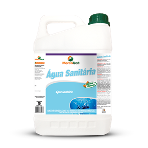 Agua Sanitária 2,5% de Cloro Ativo Sanitizante Germicida Clorado - 5 Litros