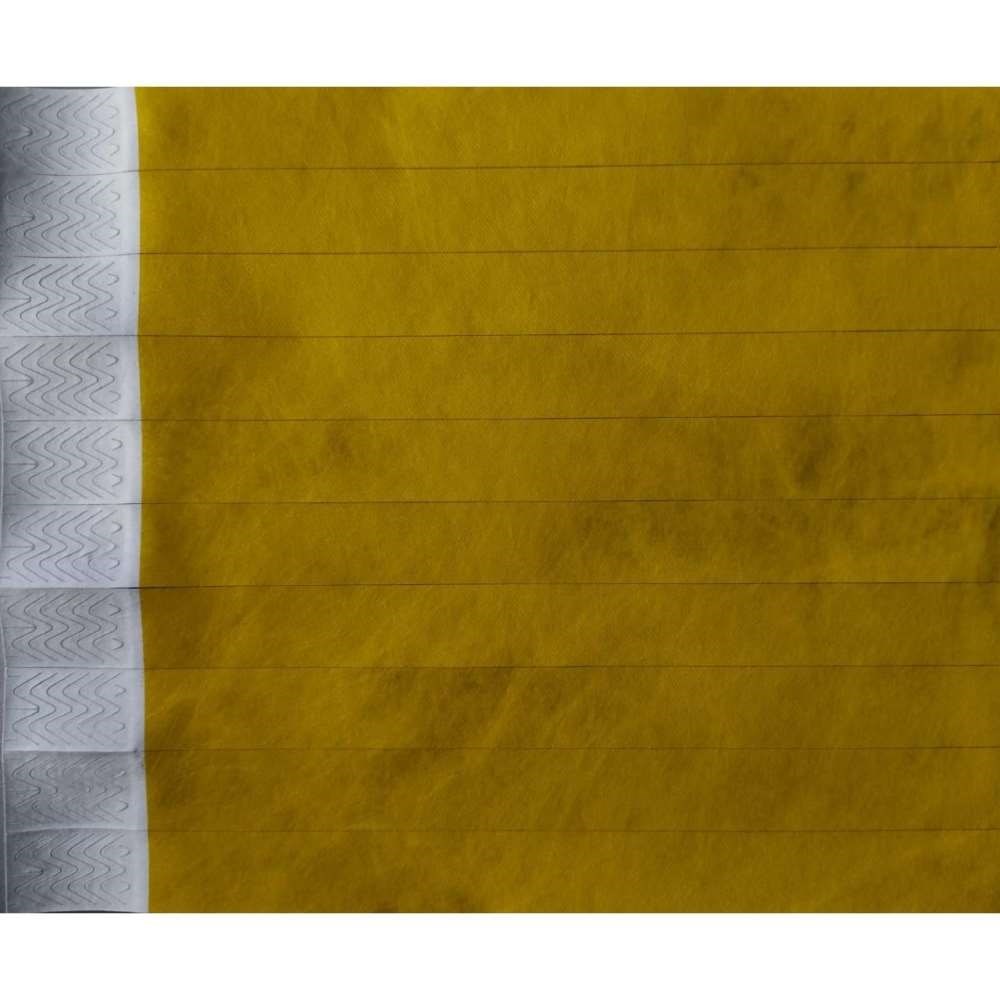 Pulseira de Identificação Amarelo Fluorescente em Tyvek