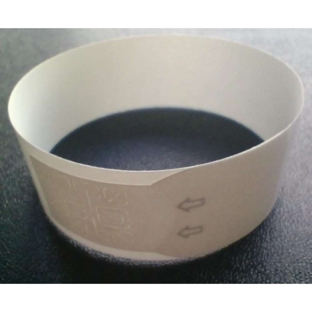 Rolo de 200 Pulseiras Térmica Direta sem Ribbon para Emergência Tecnomidia Bobina