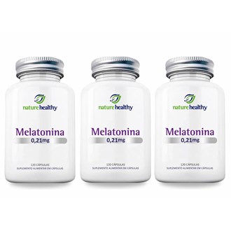 Kit c/ 3 Melatonina 210mcg