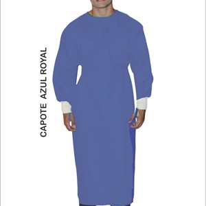 Capote Cirúrgico sem Opa - Azul Royal - Brim Pesado - 250grs por m² - M
