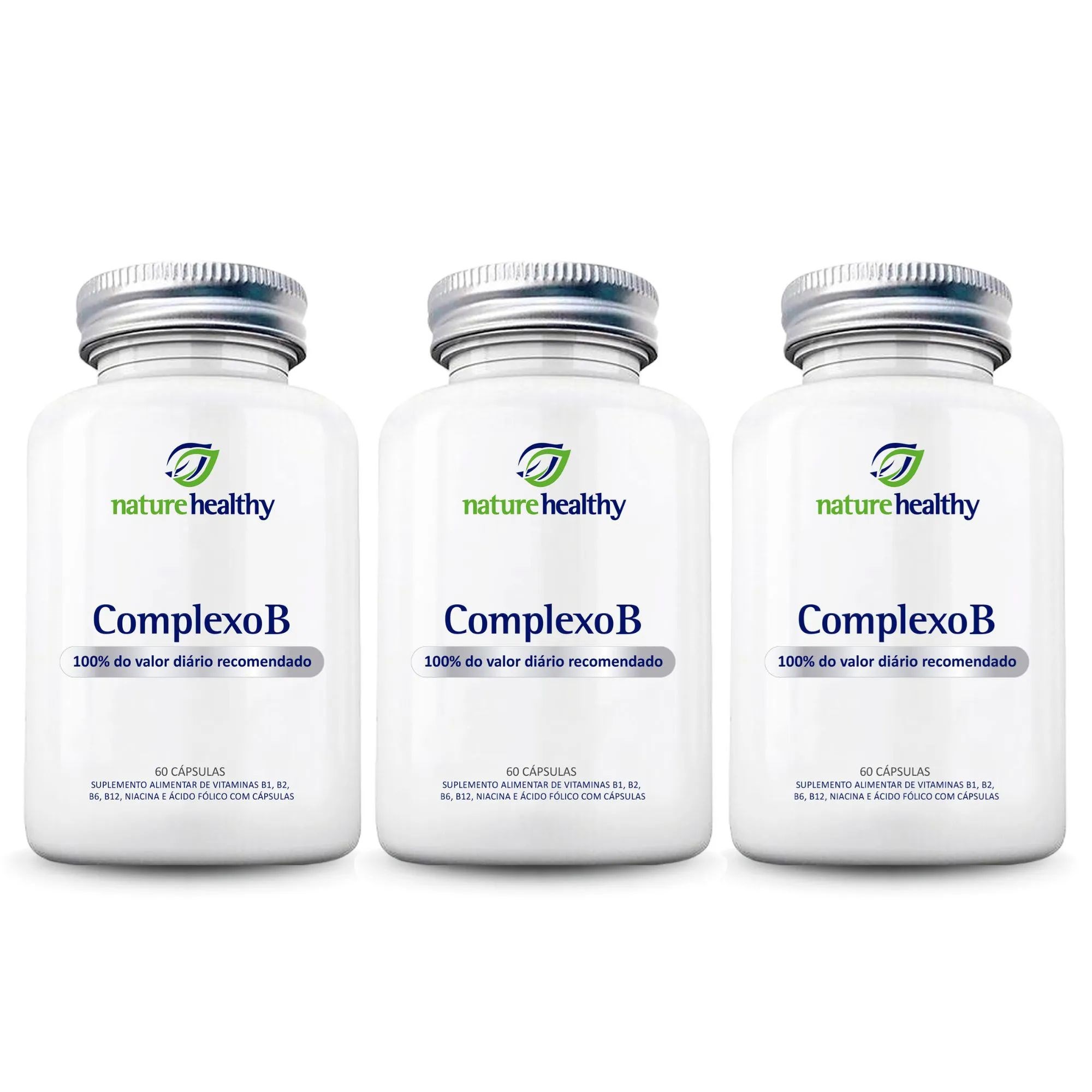 Kit c/ 3 Complexo B 100% IDR