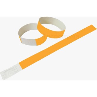 Pulseira cor Laranja Fluor para Identificar Laser Pro