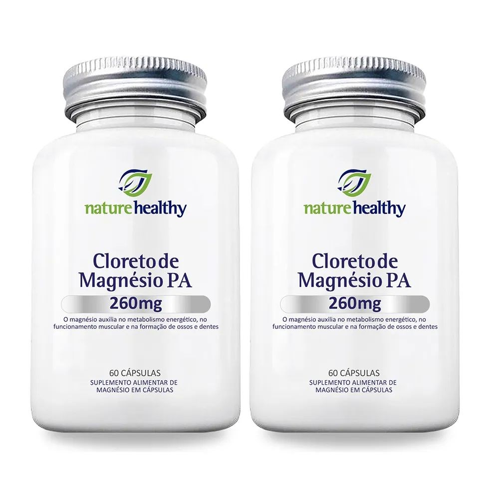 Kit c/ 2 Cloreto de Magnésio P.A. 260mg