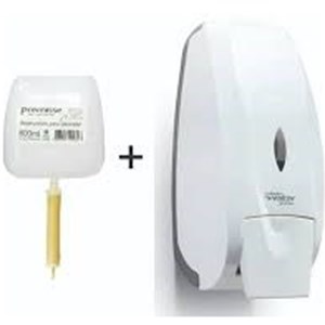 Dispenser para Sabonete líquido e Álcool Gel - 800 ml - com Reservatório - Clean Velox Premisse