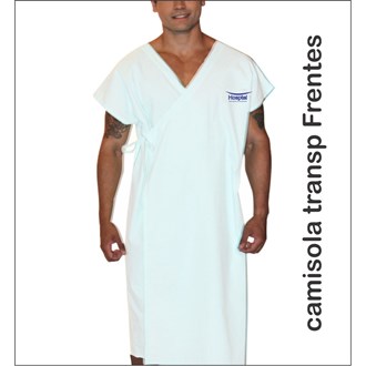 Camisola Transpassada - 140 Fios - Branco - Percal,Cretone - EG