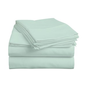 Lençol Casal Simples - 180 Fios - 2,20cm x 2,50cm - Percal - Verde Claro